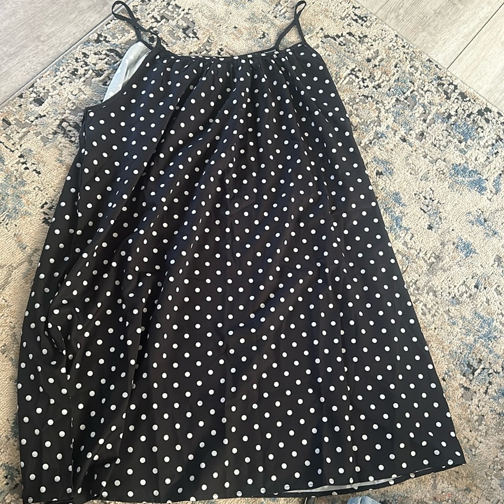 Shein size one XL black with white polkadot dress